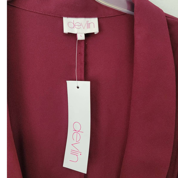 NWT REVOLVE Devlin Camden Duster in Frosted Grape Size L - Picture 4 of 13